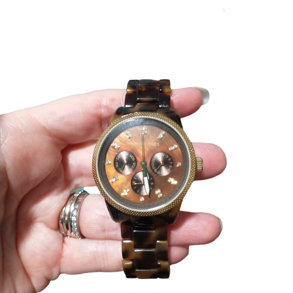 Michael Kors Tortoise Watch